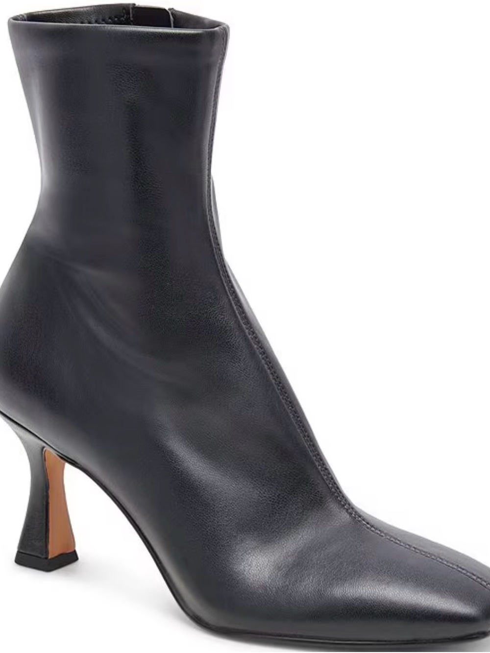 Dolce Vita Black Glamor Stella Square Toe Booties